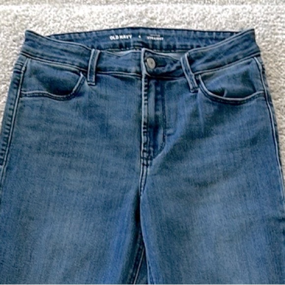 Old Navy High Rise Straight Leg Jeans - Picture 3 of 7